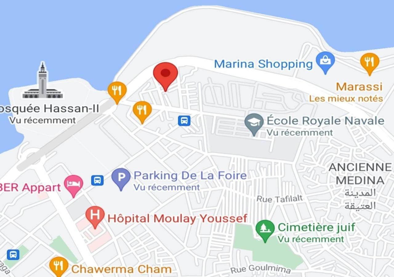 Luxury Downtown Apartment Of 80M2 In Front Of Hassan 2 Mosque And Sea From Family , Pour Famille , Interdit Couples Araabic Non Marie, Forbidden Unmarried Araabic Couples Basement Car Park Casablanca Buitenkant foto